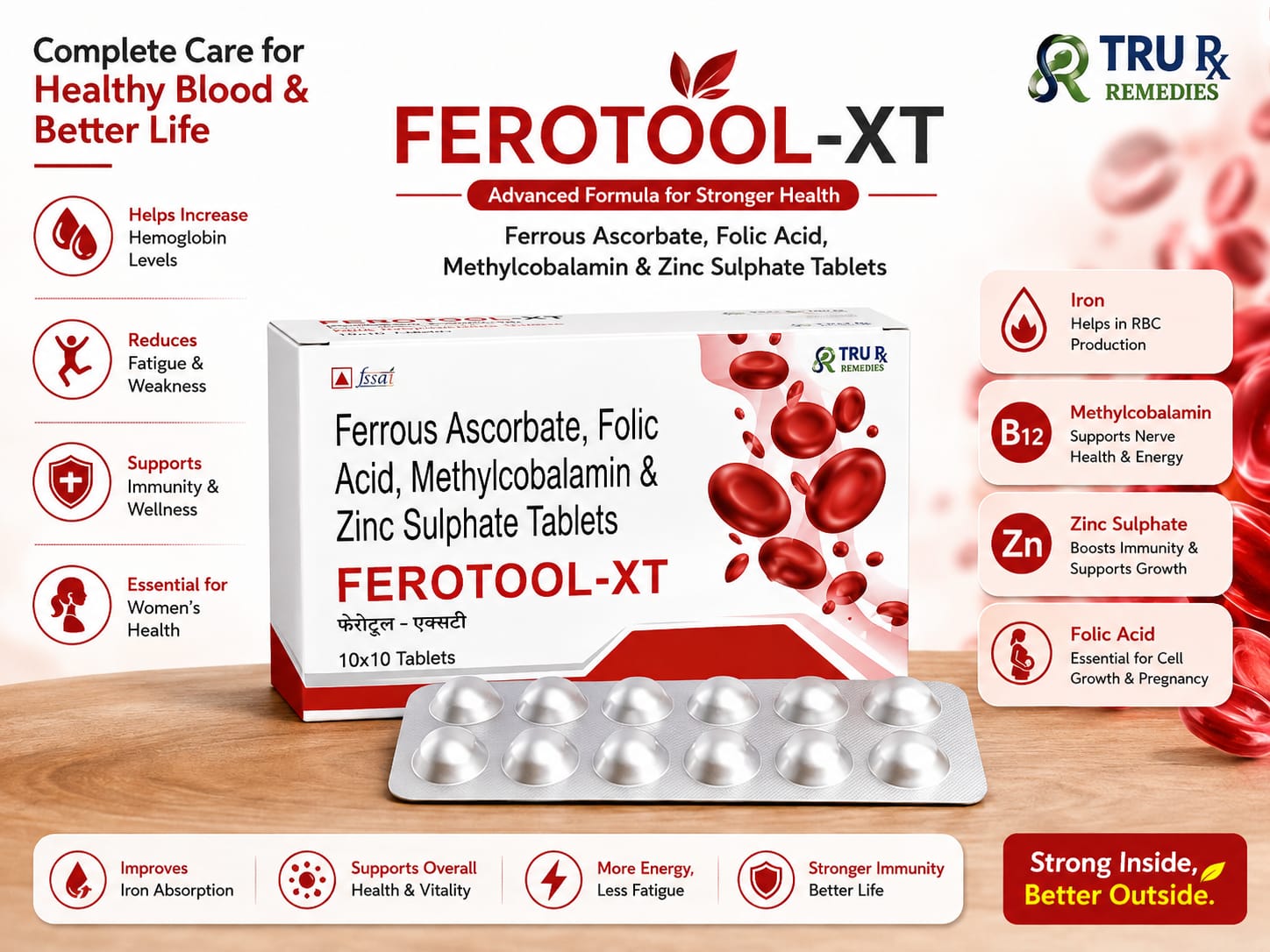FEROTOOL-XT Tablets - TRU Rx Remedies